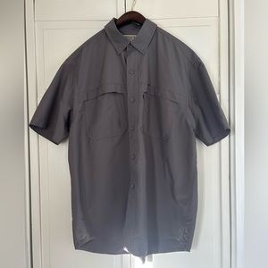 Duluth Trading Co. Large Men’s Button Down Short Sleeve Shirt